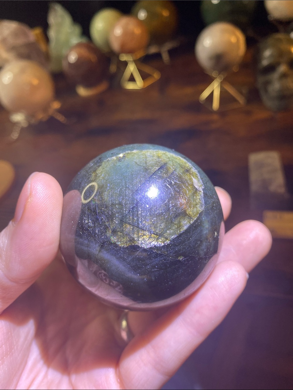 Labradorite Sphere - Picture 10 of 15